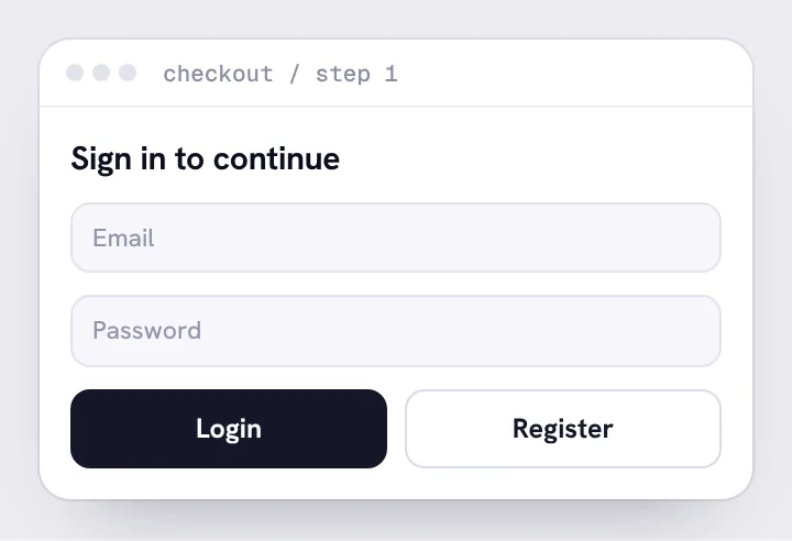 Version A: Register to buy
