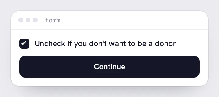 Version B: Opt-out