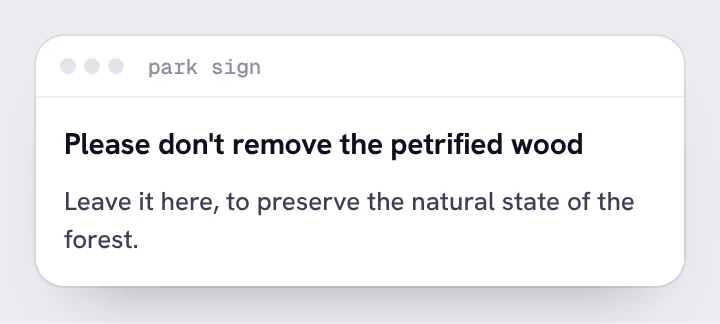 Version A: Don't remove the wood