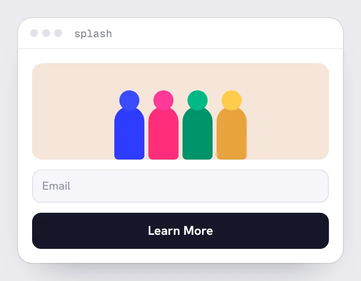 Version B: Family photo + “Learn More”