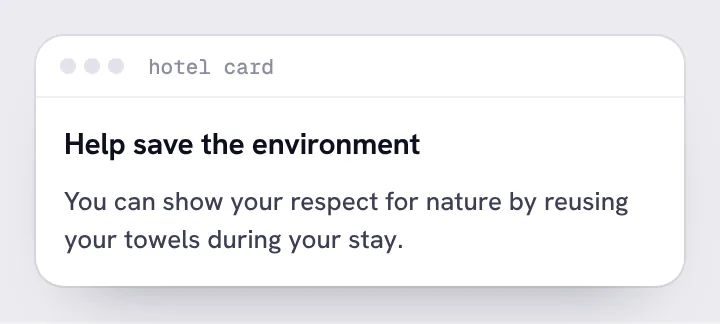 Version A: Help the environment